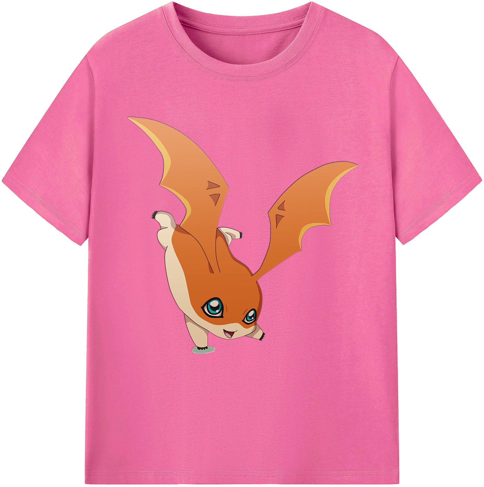 （画像用） Digimon デジタルモンスター/デジモン レディースカジュアルプリントTシャツ（綿100％）
